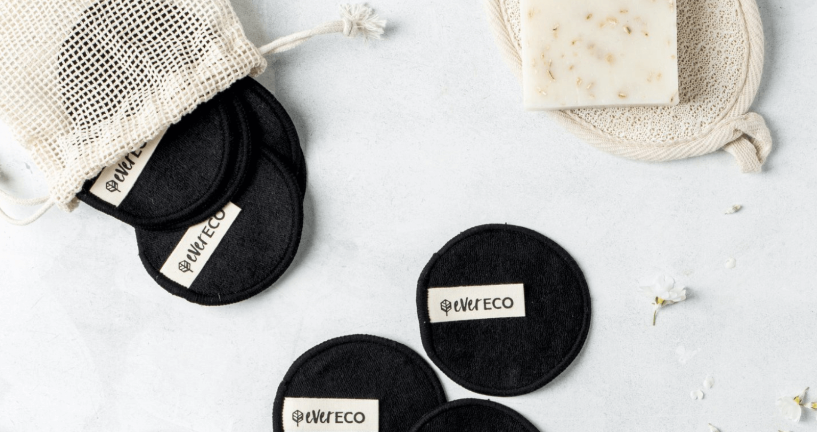 Ever Eco Reusable Makeup Remover Bamboo Pads