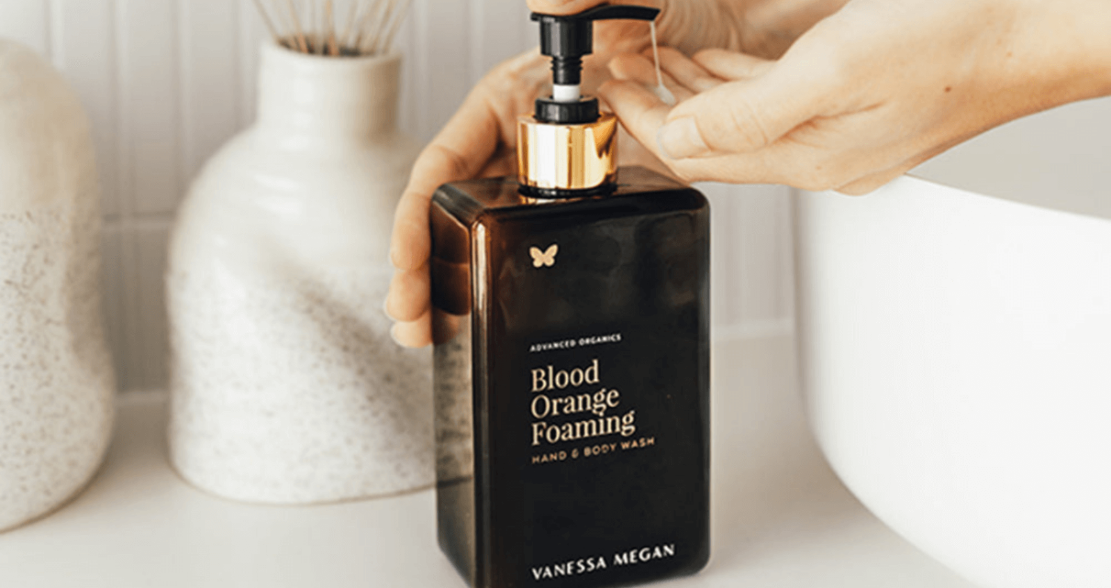 Vanessa Megan Blood Orange Foaming Hand and Body Wash