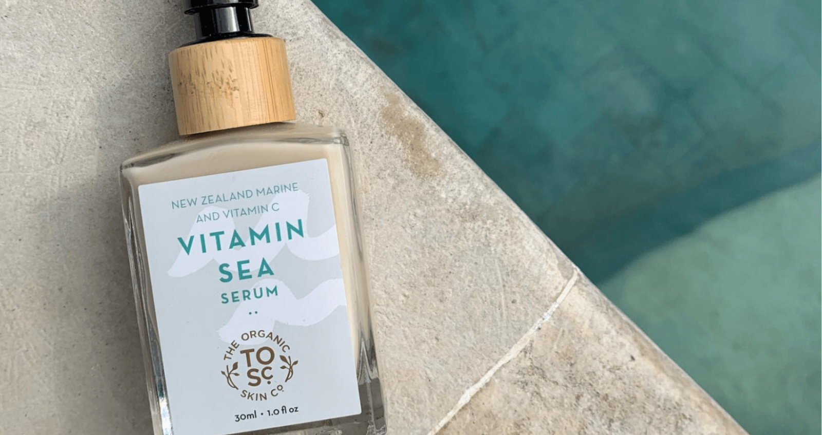 The Organic Skin Co Vitamin Sea Serum With New Zealand Marine & Vitamin C