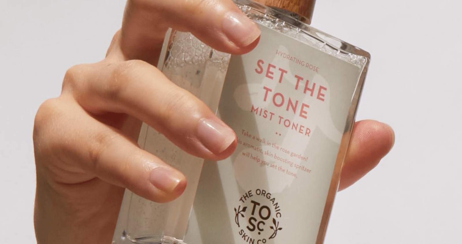 The Organic Skin Co Set The Tone Rose Mist Toner