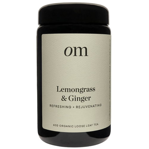 Organic Merchant Certified Organic Lemongrass & Ginger Tea (Glass Jar)