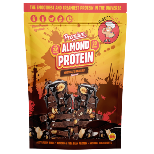 Macro Mike Premium Almond Protein Chocolate Hazelnut (800 g)