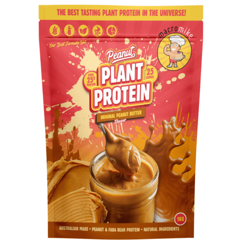 Macro Mike Peanut Plant Protein Peanut Butter (1 kg)