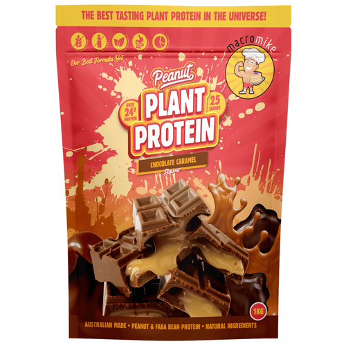 Macro Mike Peanut Plant Protein Chocolate Caramel (1 kg)