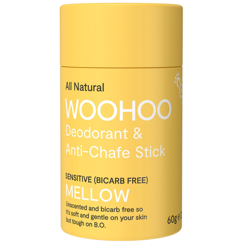 All Natural Deodorant & Anti Chafe Stick Mellow (60 g)